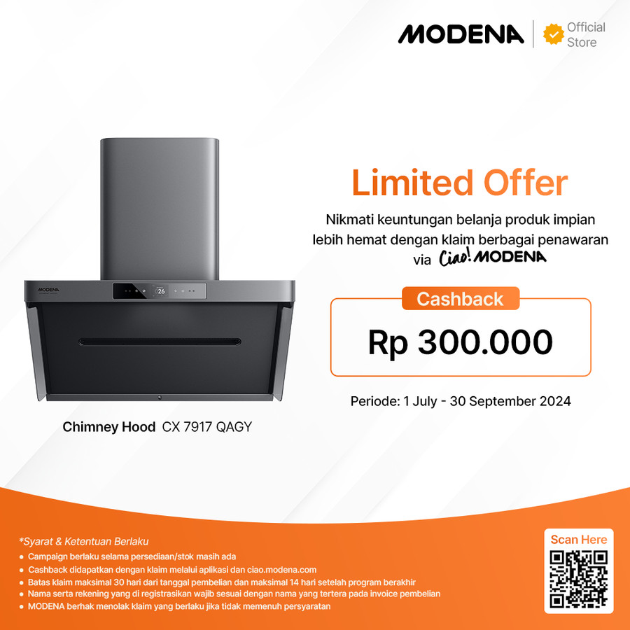 MODENA Chimney Hood - CX 7917 QAGY