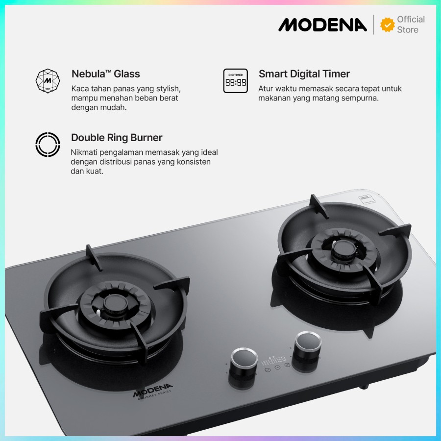 MODENA Built In Gas Hob - BH 8725 HAGY