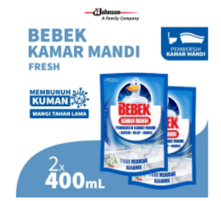 [Twin Pack] Bebek Bathroom Fresh Pouch 400mL x 2pcs