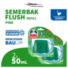 [Twin Pack] Bebek Semerbak Flush Pine Refill 50mL x 2pcs