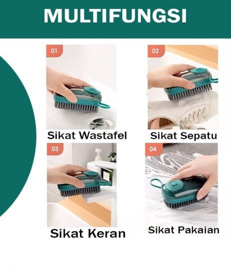 YOUNGPRO SIKAT SERBAGUNA- CLEANING BRUSH WITH LIQUID STORAGE