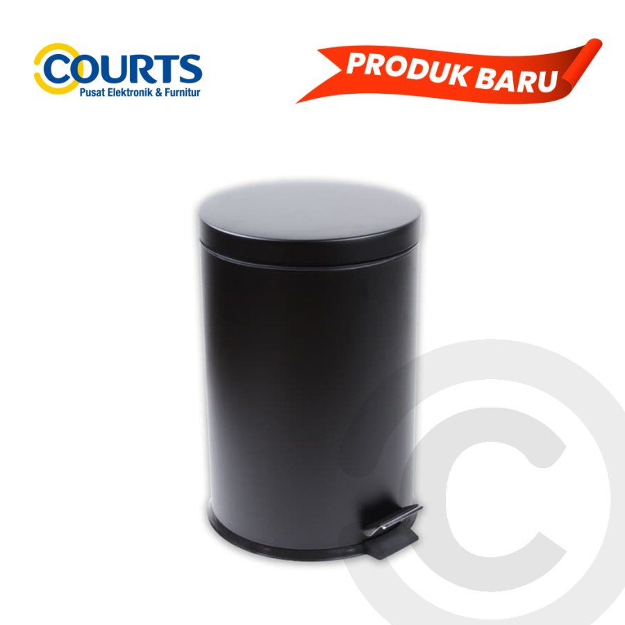 Courts Tempat Sampah Stainless Steel Kapasitas 5L - Hitam