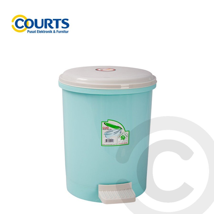 GREEN LEAF- TEMPAT SAMPAH INJAK BULAT CLEO 10 L - DOLCE