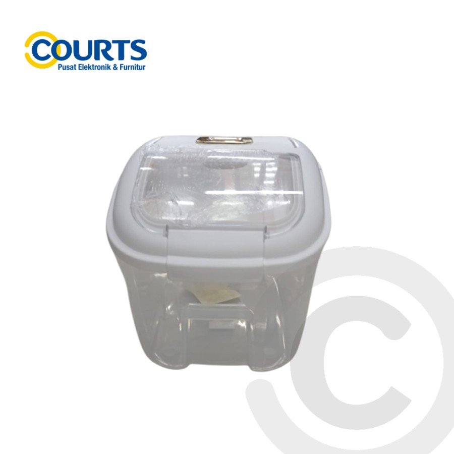 HOMEQUE PENYIMPANAN BERAS- RICE BOX CLEAR 10KG 8279-2
