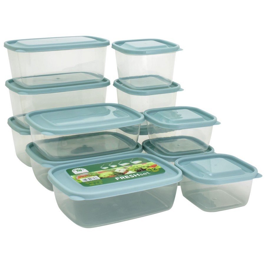 PENYIMPAN MAKANAN CLARIS-FOOD SAVER FRESH SET-12PCS