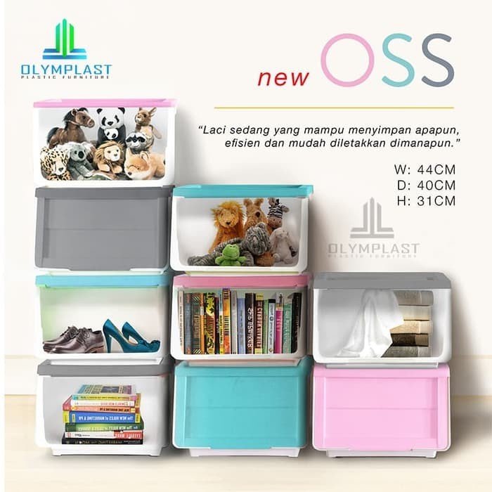 TEMPAT PENYIMPANAN- OLYMPLAST STORAGE BOX MULTIFUNGSI
