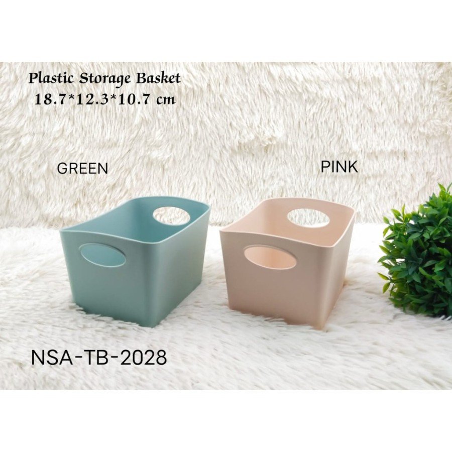 NAKAMI KERANJANG PENYIMPANAN PLASTIC STORAGE BASKET TB2028-TB2029