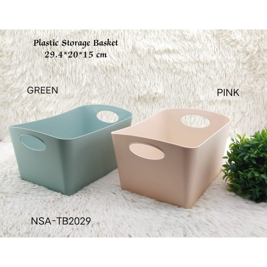 NAKAMI KERANJANG PENYIMPANAN PLASTIC STORAGE BASKET TB2028-TB2029