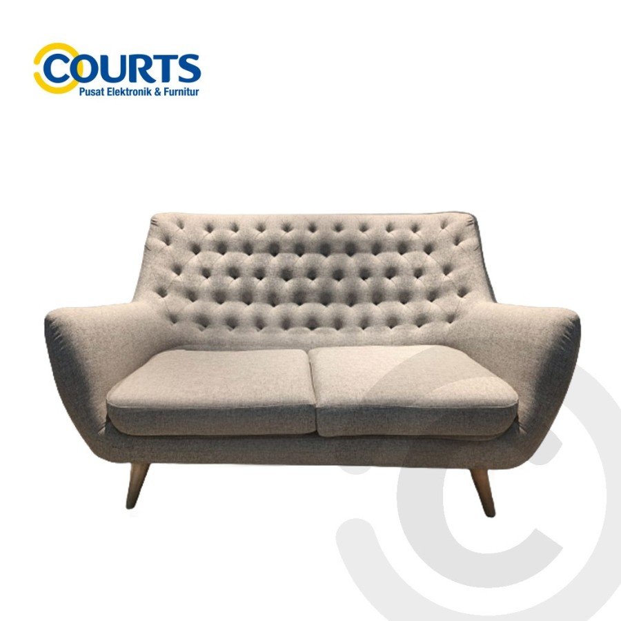 FELIX- SOFA 2 SEATER - BROWN