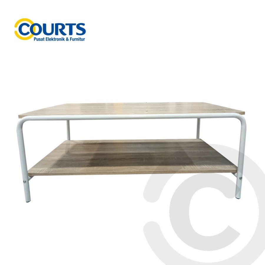 MEJA ZYO- COFEE TABLE SONOMA OAK- WHITE