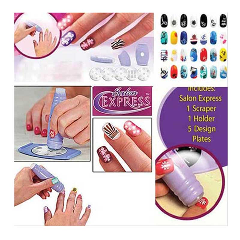 Salon Express Nail Art Stamping Kit