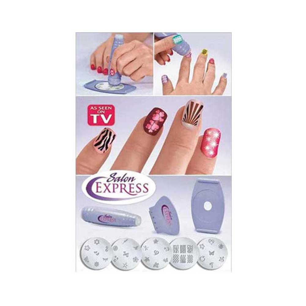Salon Express Nail Art Stamping Kit