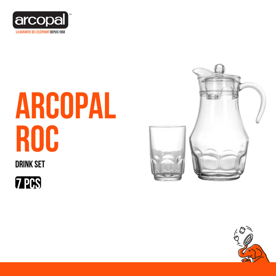 Arcopal Roc 7Pc Drink Set