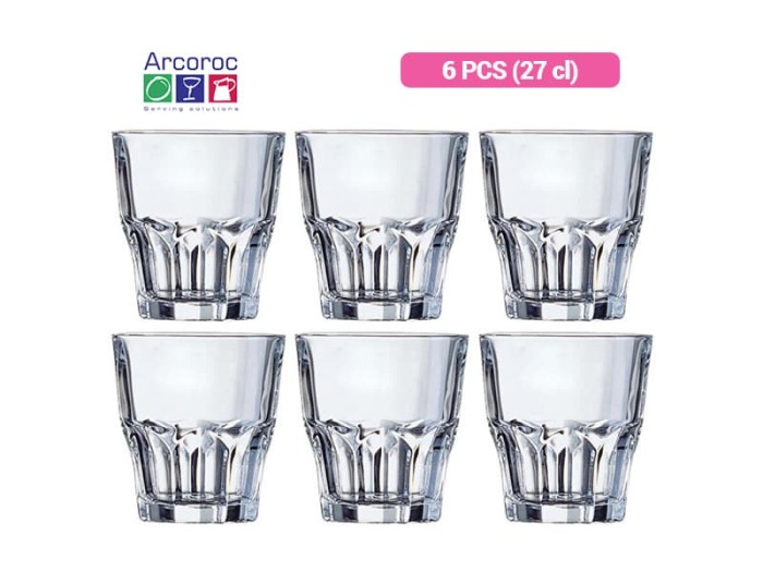 Gelas Kaca Granity Arcoroc Goblet FB 270ml - 6pcs
