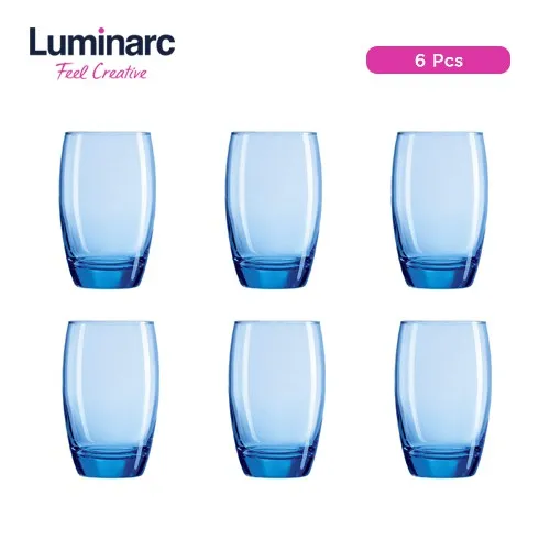 Luminarc Drinkware Salto Ice Blue - Gobelet Fh 350ml - 6pcs