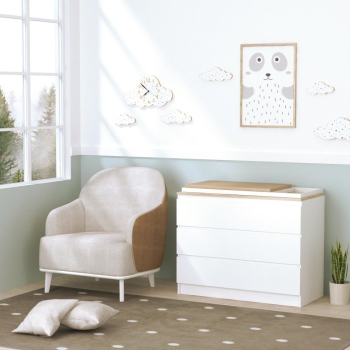 Baby Box / Changing Table Holly - Sonoma White
