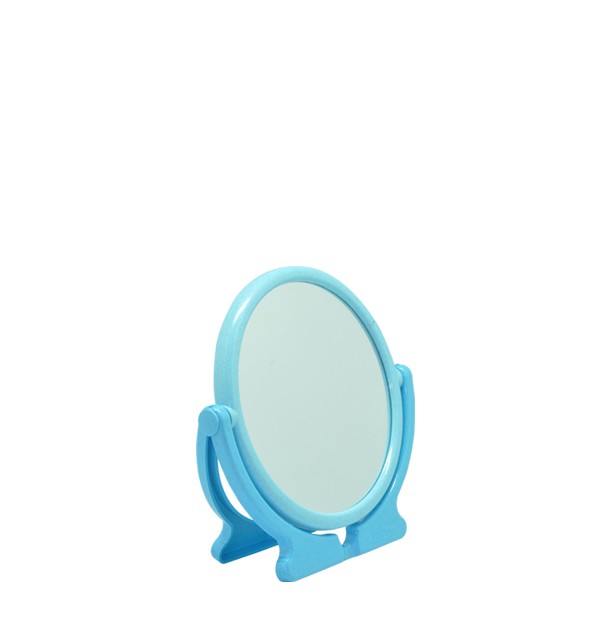 Lion Star MI-4 Beauty Mirror 214 Kaca Duduk Bulat - Biru Muda