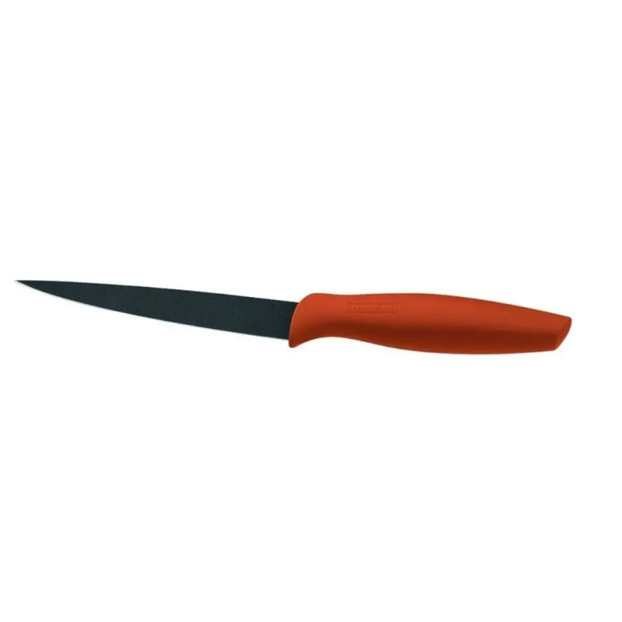 PISAU TRAMONTINA - 5 Kitchen Knife Onix Red Handles
