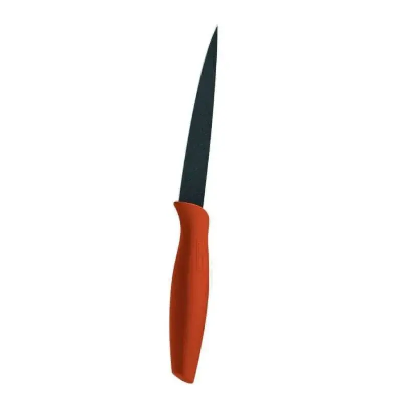 PISAU TRAMONTINA - 5 Kitchen Knife Onix Red Handles