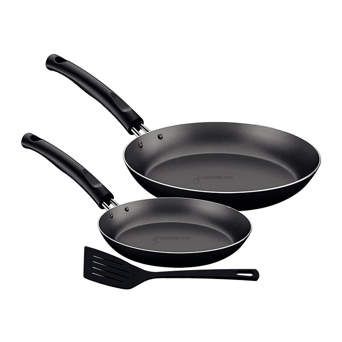 Tramontina - 3 Pcs Set (Fp 20Cm, Fp24Cm, Nylon Spatula)