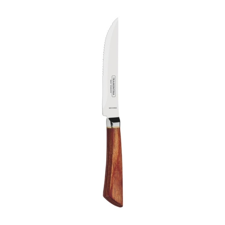 Pisau Tramontina - 5 Jumbo Knife With Serrated Edge Brown
