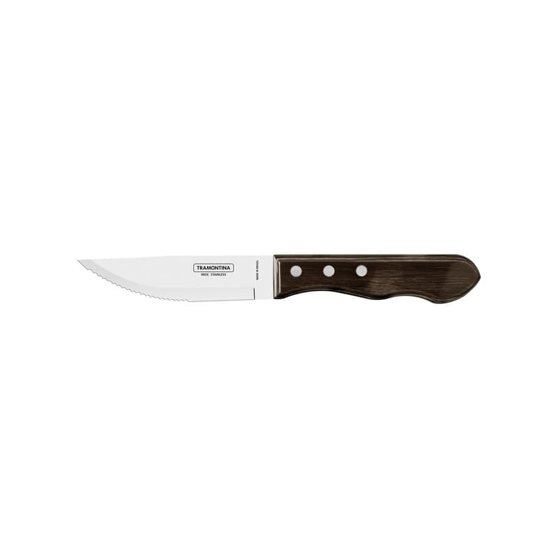 Pisau Steak Tramontina 5 Inch Jumbo Steak Knife Polywood Brown