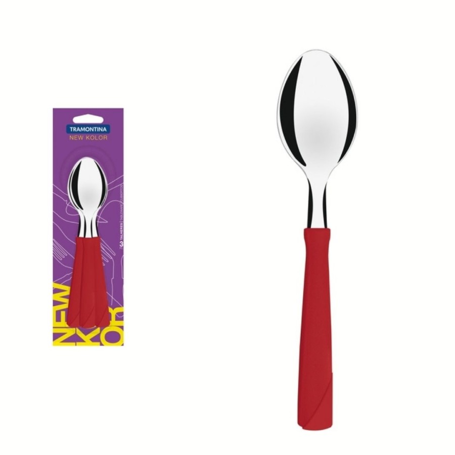 TRAMONTINA SENDOK MAKAN -3 PC. TABLE SPOONS SET NEW KOLOR