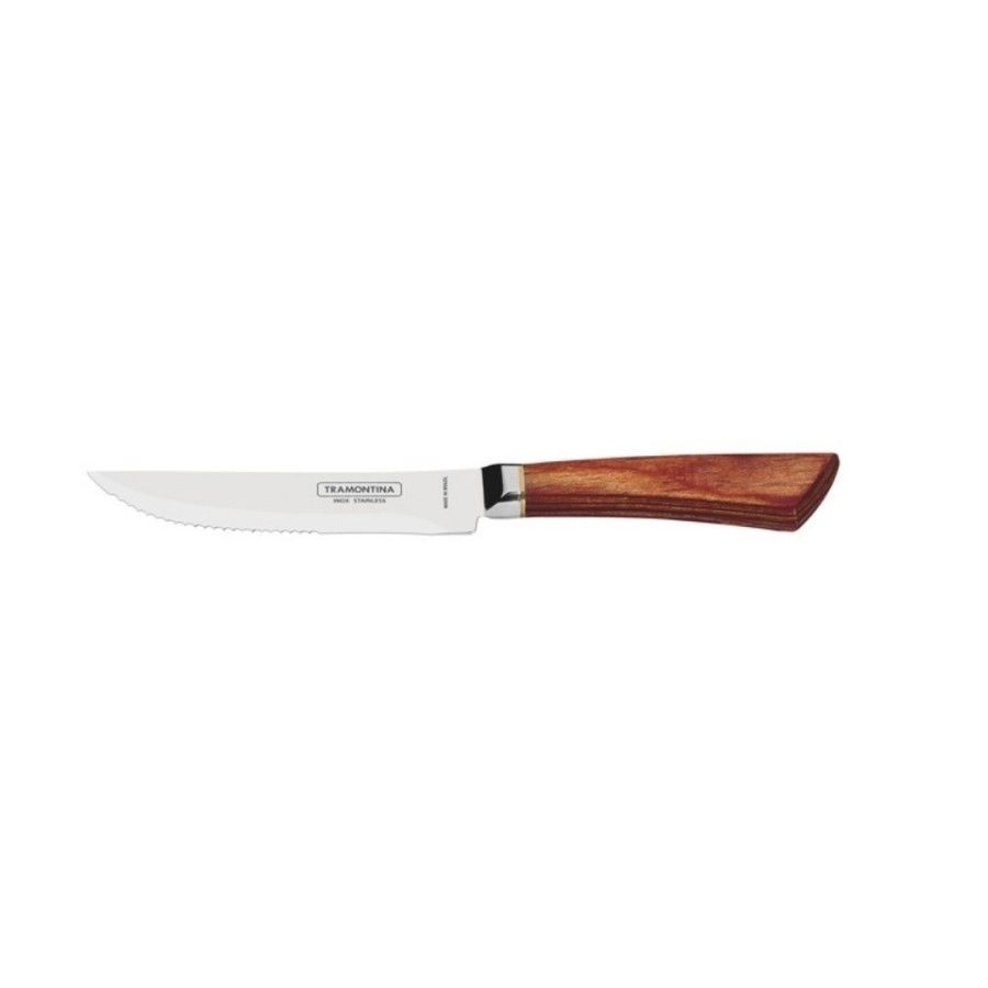 Tramontina - 5 Jumbo Knife With Serrated Edge Red