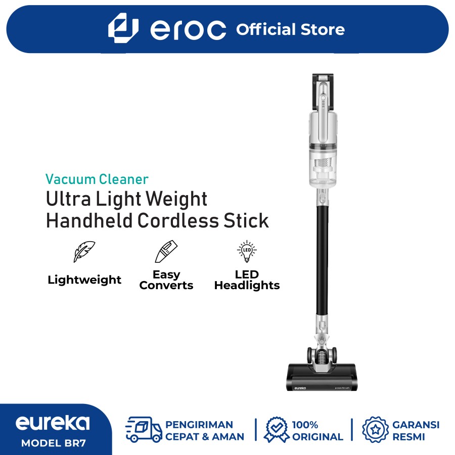 EUREKA BR7 Vacuum Cleaner Cordless Handheld Stick Ultra Light