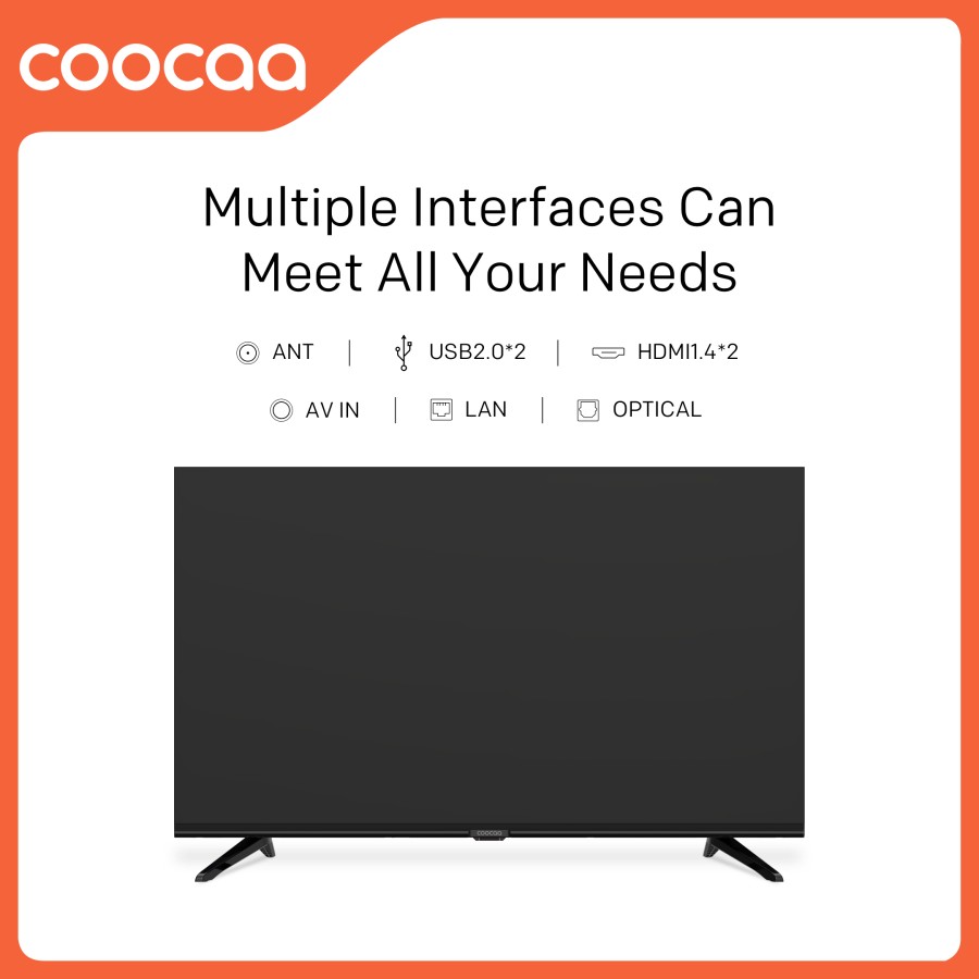 [Google TV] COOCAA Smart LED TV 43 Inch - Netflix & Youtube - 43Z72