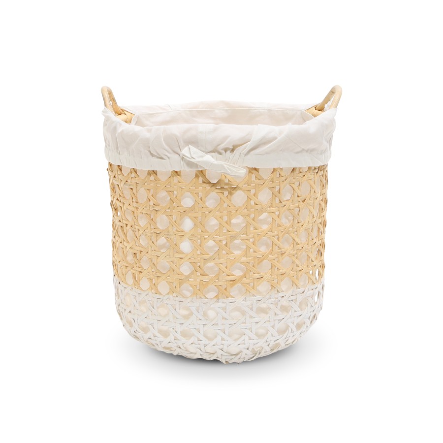 VIVERE Bath Storage Natural White D36X29CM / Tempat Penyimpanan