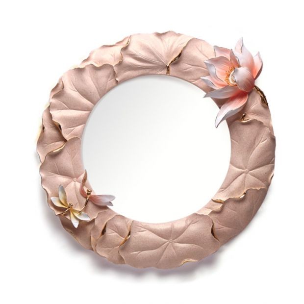VIVERE Mirror Roundy Flowery 84X80X1CM - Cermin