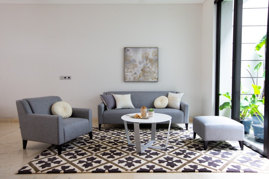 VIVERE Lasra Ottoman - Puff - Stool