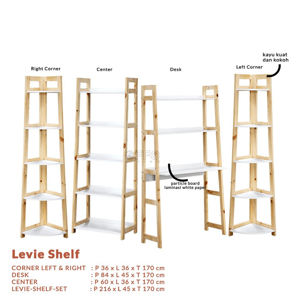 Rak Multifungsi Rak Serbaguna Meja Simple Elegan Minimalis dan Ekonomis Terjangkau - CORNER RIGHT