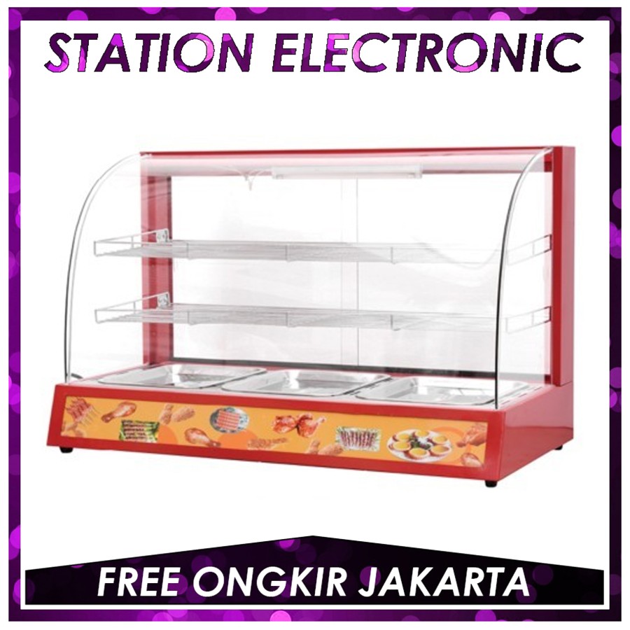 GETRA ELW 990R ELECTRIC FOOD WARMER SHOWCASE 99 CM