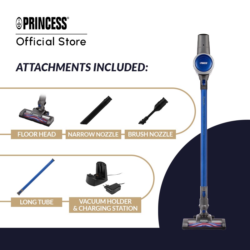 Jual Princess Rapido BLDC Cordless Vacuum Cleaner/Penyedot Debu Tanpa Kabel