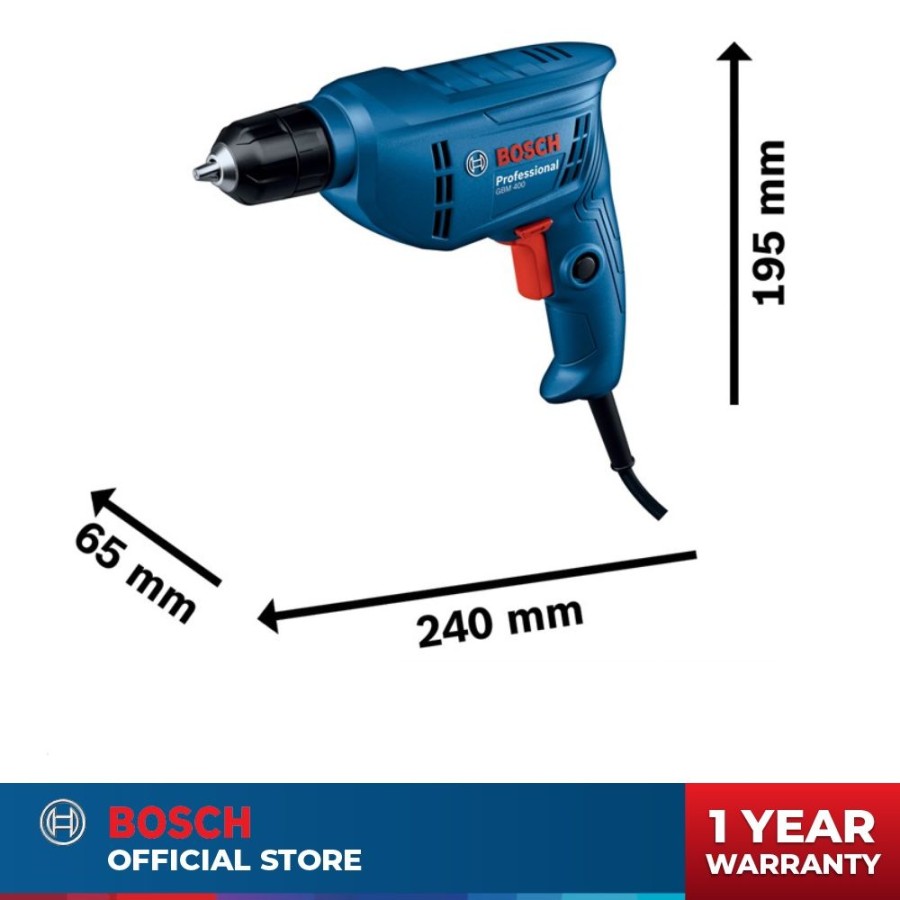Bosch GBM 400 Mesin Bor Besi 10mm