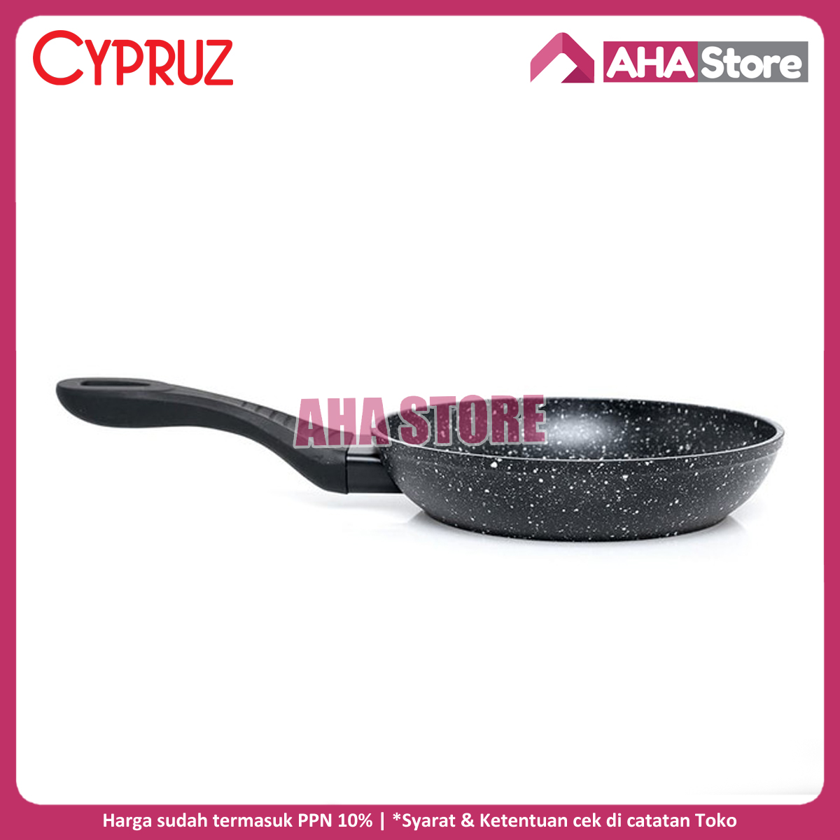 Cypruz Fry Pan Marble Penggorengan Wajan Honeycomb Anti Lengket