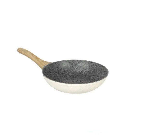Cypruz Fry Pan Wajan Penggorengan White Granite 22 cm FP0704 FP-0704
