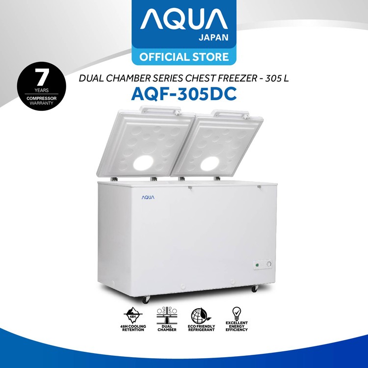 Chest freezer aqua 300 liter discount