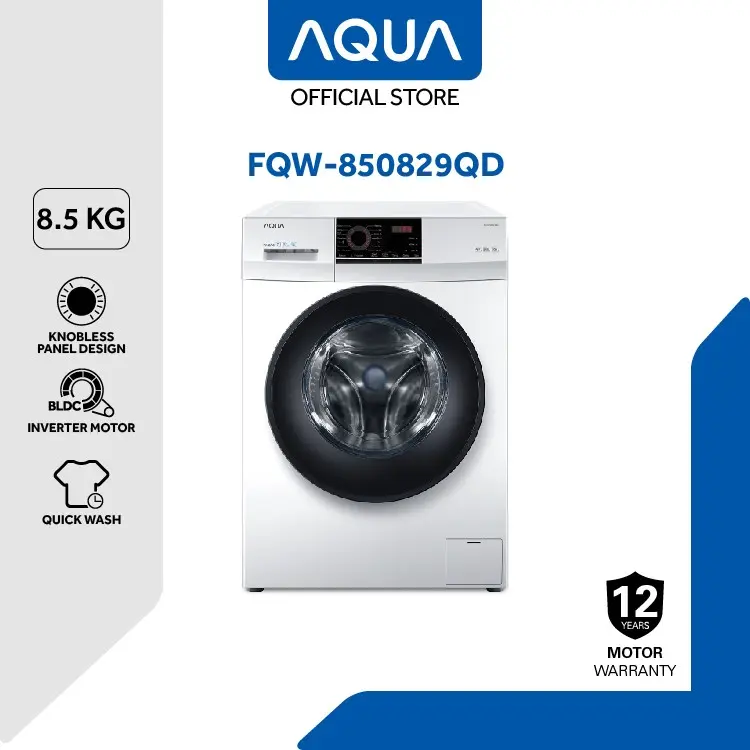 Aqua Japan Mesin Cuci Front Load 8.5Kg FQW-850829QD