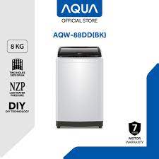 AQUA JAPAN Mesin Cuci 1 Tabung 8 Kg Top Loading AQW-87DD