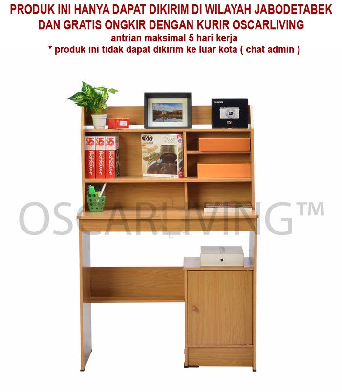Big Panel MB 312 / Meja Anak + Rak Buku Murah - KURIR TOKO