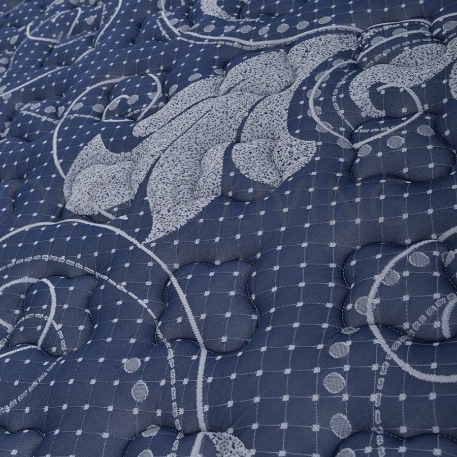 Quantum Mattress Topper 120x200 Tebal 6 cm Biru