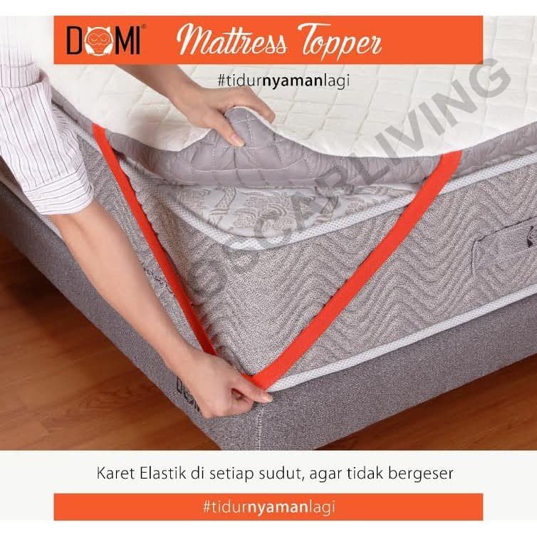 Domi Mattress Topper Latex Maxi 100x200 TEBAL 8CM - Murah