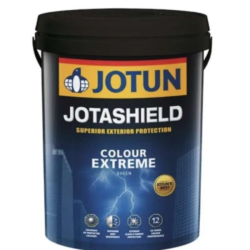 CAT TEMBOK EXTERIOR JOTUN JOTASHIELD EXTREME IRON GREY 1032 [20 L]