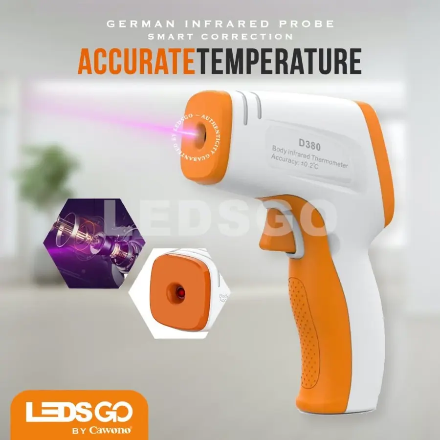 LedsGo Infrared Thermometer Non Contact Digital Thermometer den