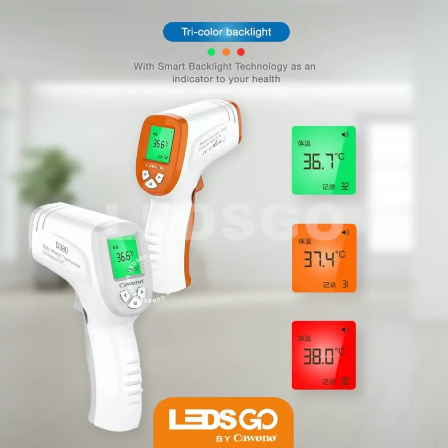 LedsGo Infrared Thermometer Non Contact Digital Thermometer den