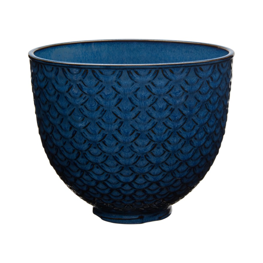 KitchenAid 5 Quart Blue Mermaid Lace Ceramic Bowl - KSM2CB5TML