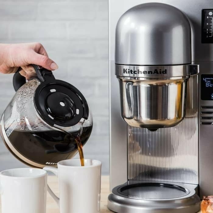 KitchenAid Pour Over 5KCM0802ECU + Grinder Conical Burr ZD-10TBK-EU